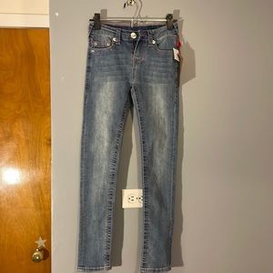 True Religion size 10 little girls jeans